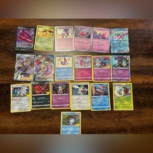 Lot of 19 Rare Pokemon cards near mint full arts and holographics